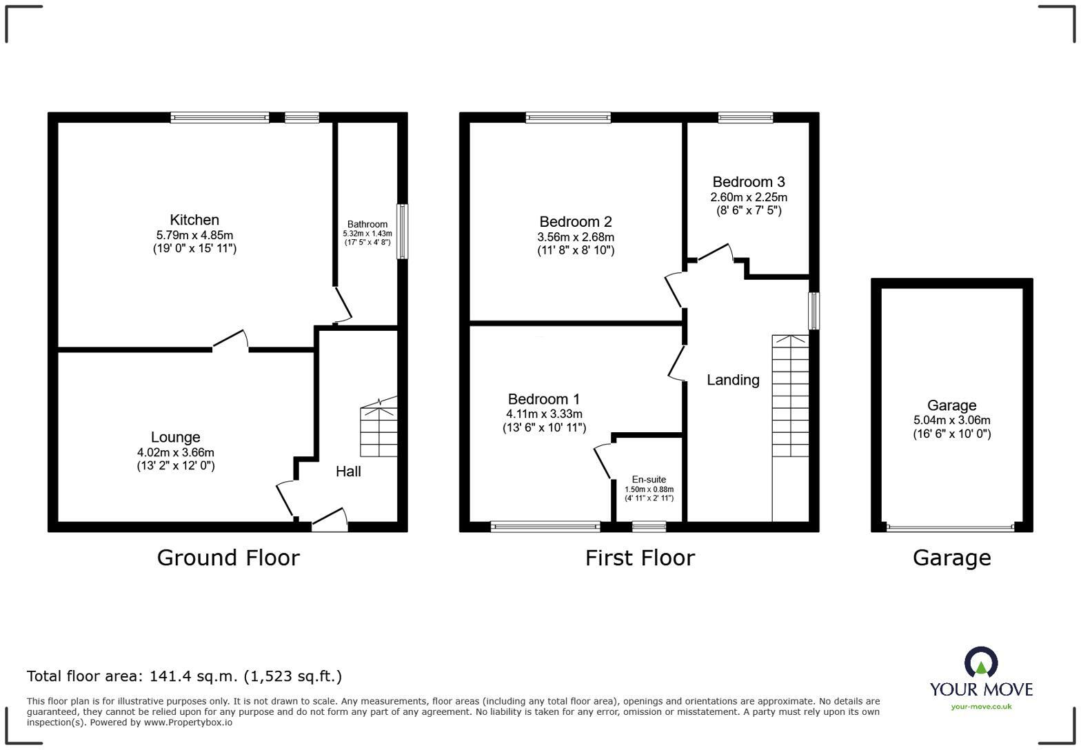 Lewis Grove, Wolverhampton, West Midlands, WV11 floorplan