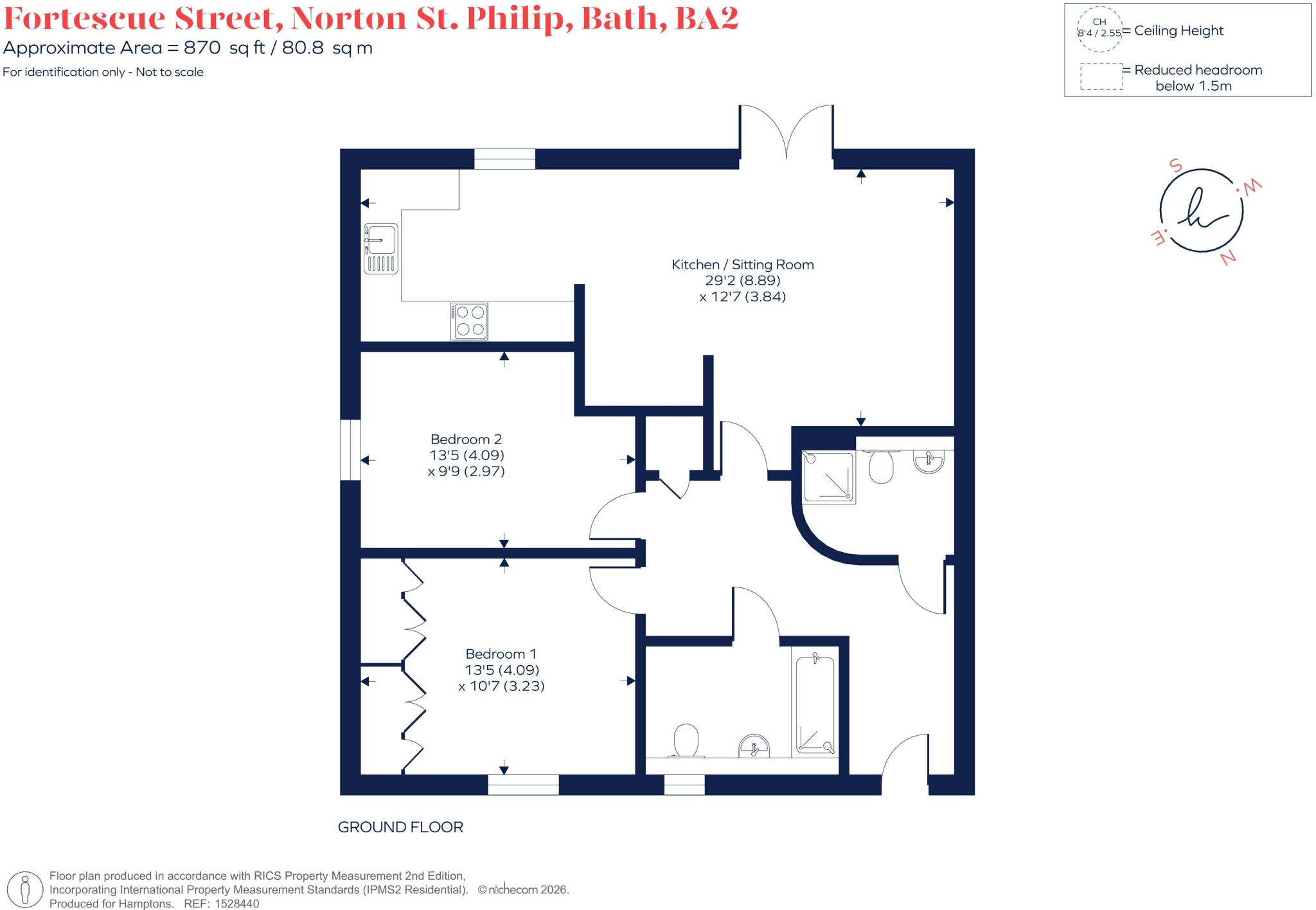 Fortescue Street Bath BA2 floorplan