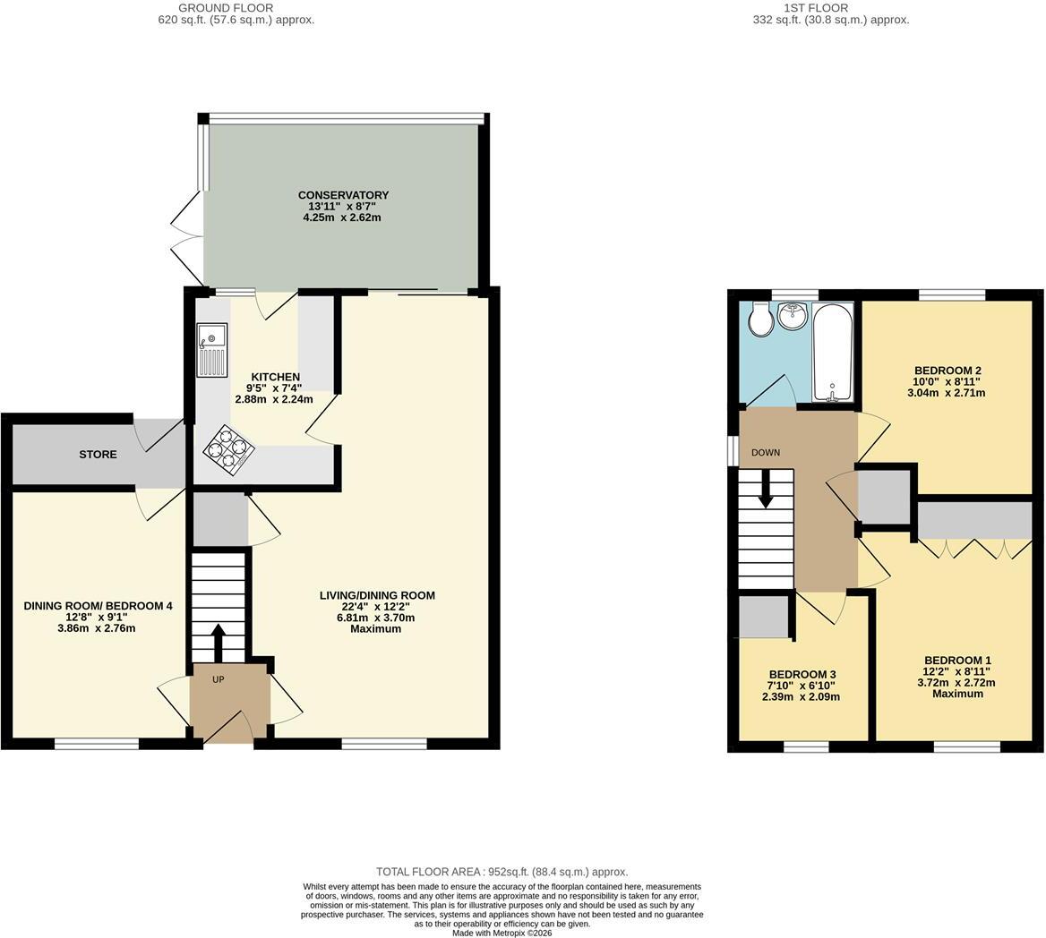 Cornflower Hill, Exwick, Exeter floorplan