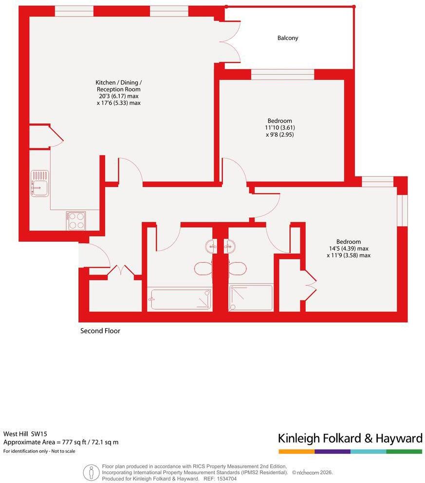 West Hill, London, Putney, SW15 floorplan