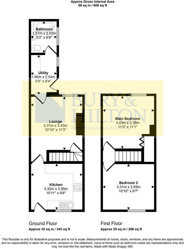 Picton Street, Leek floorplan