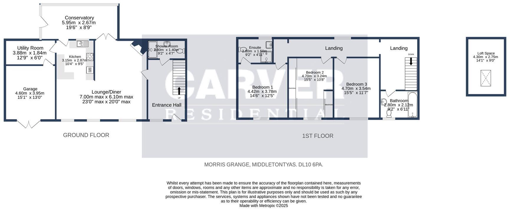Great North Road, Middleton Tyas, Richmond floorplan