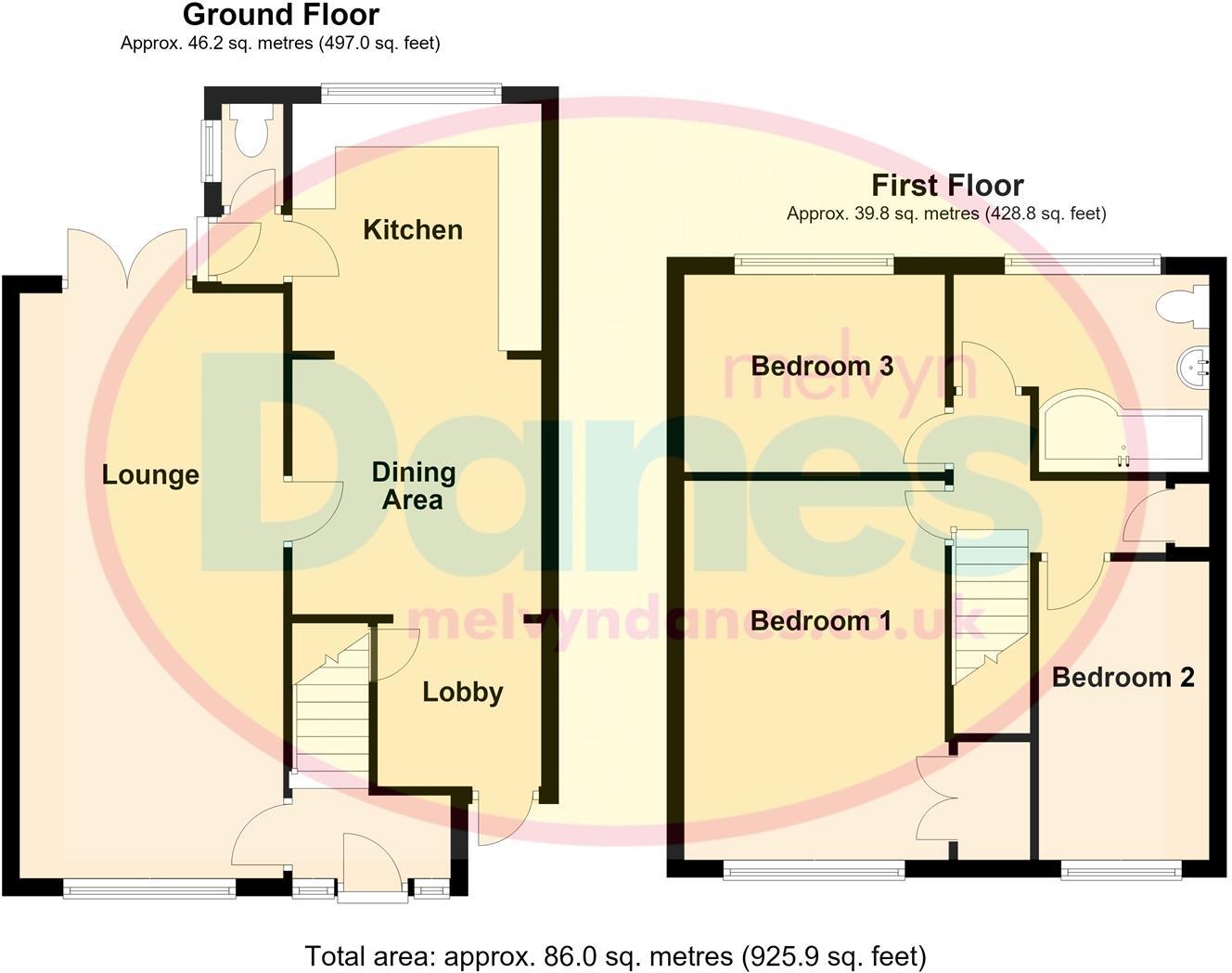 Bowater Avenue, Yardley, Birmingham floorplan