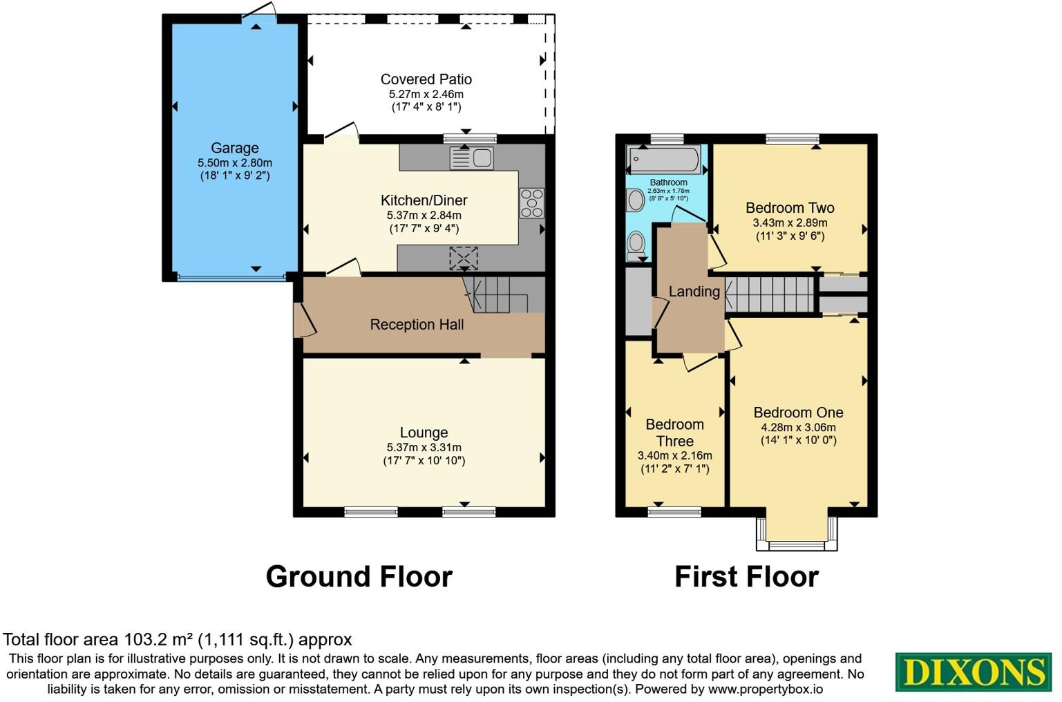 Osborne Close, Kidderminster, Worcestershire, DY10 floorplan