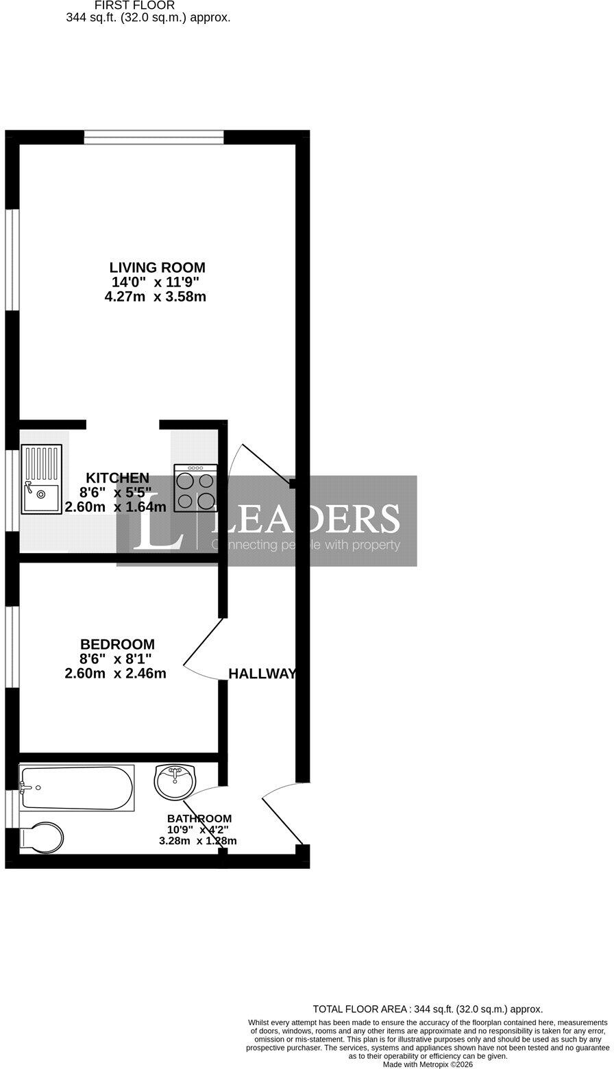 Rowlands Road, Worthing, West Sussex floorplan
