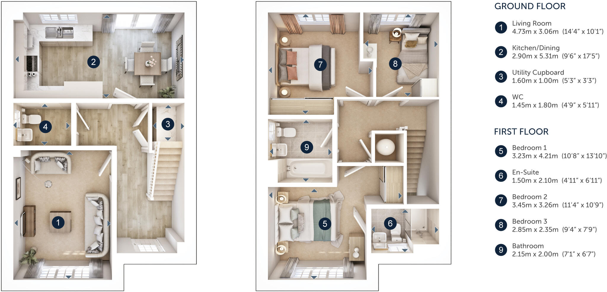 19 Foxwood Place, Dilmore Lane, Fernhill Heath, Worcester, WR3 floorplan