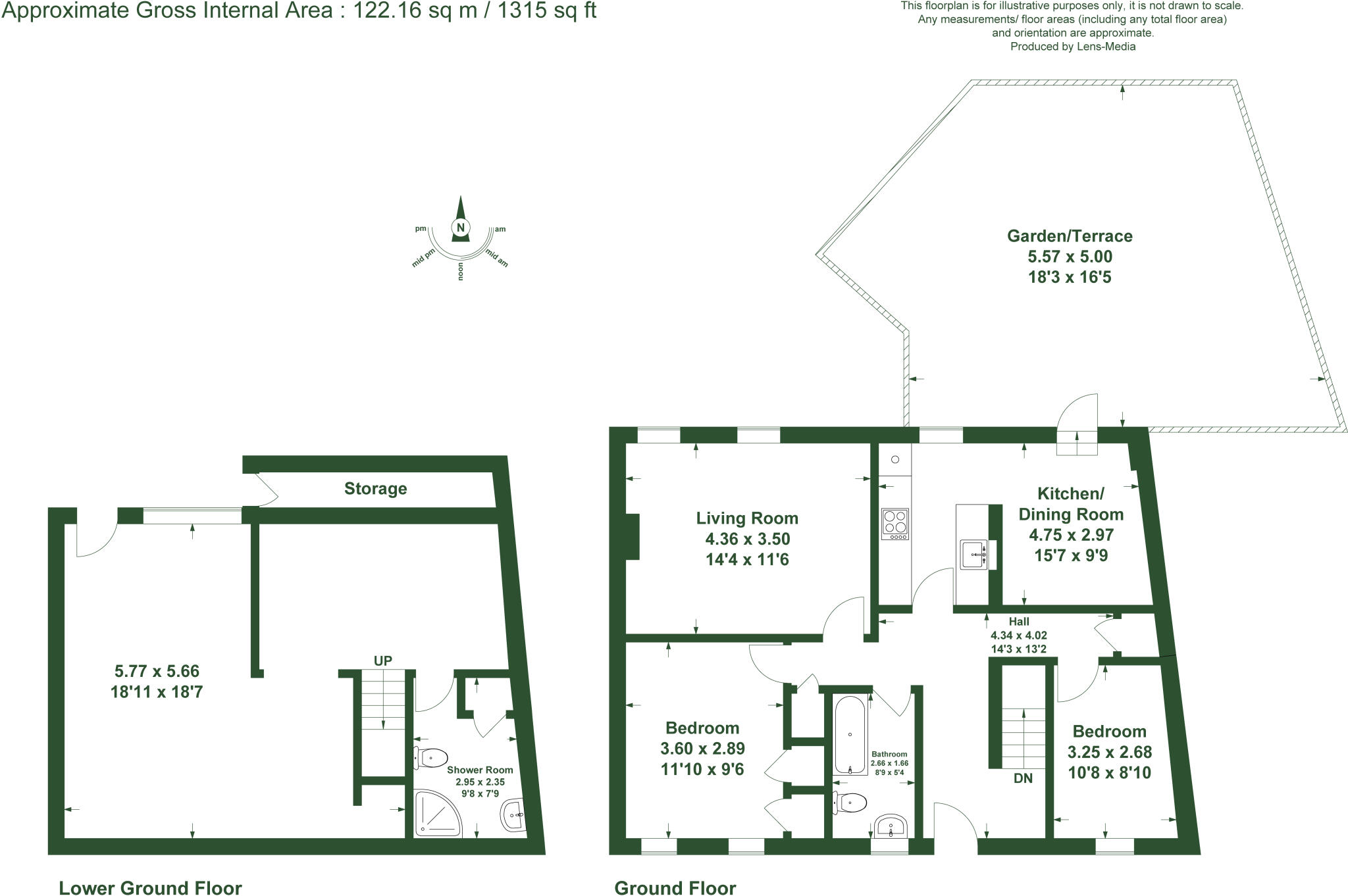 Back Lane, Sedbergh, Cumbria floorplan