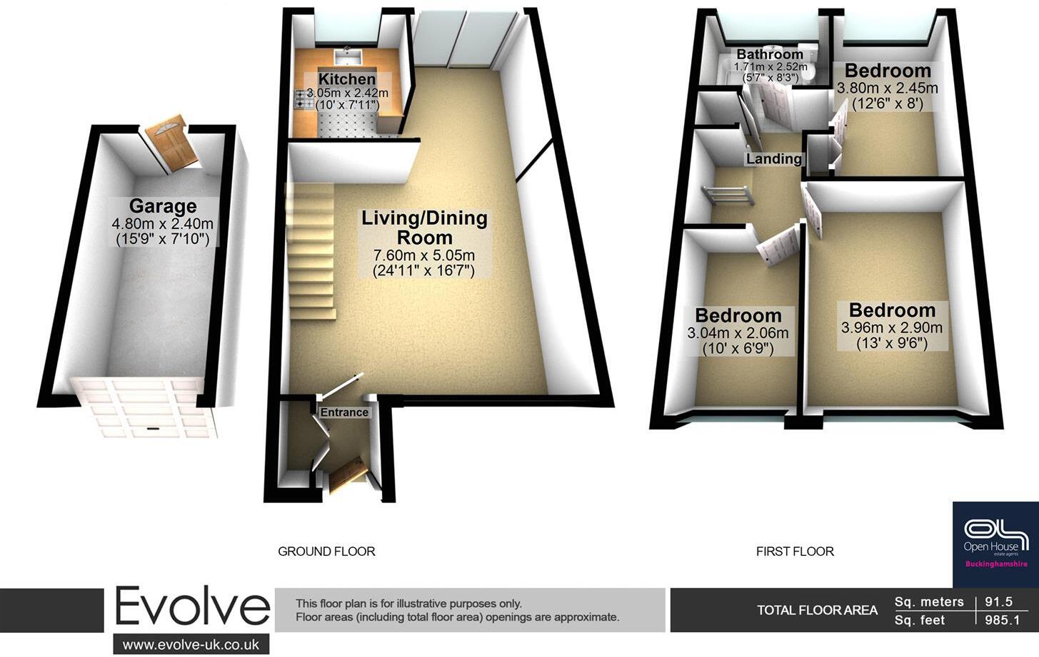 Maybrook Gardens, High Wycombe floorplan