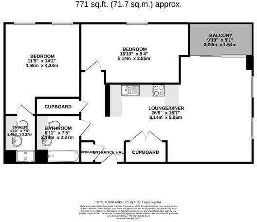 The Well House floorplan