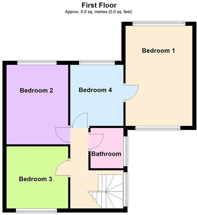 Barnet Close, Oadby floorplan