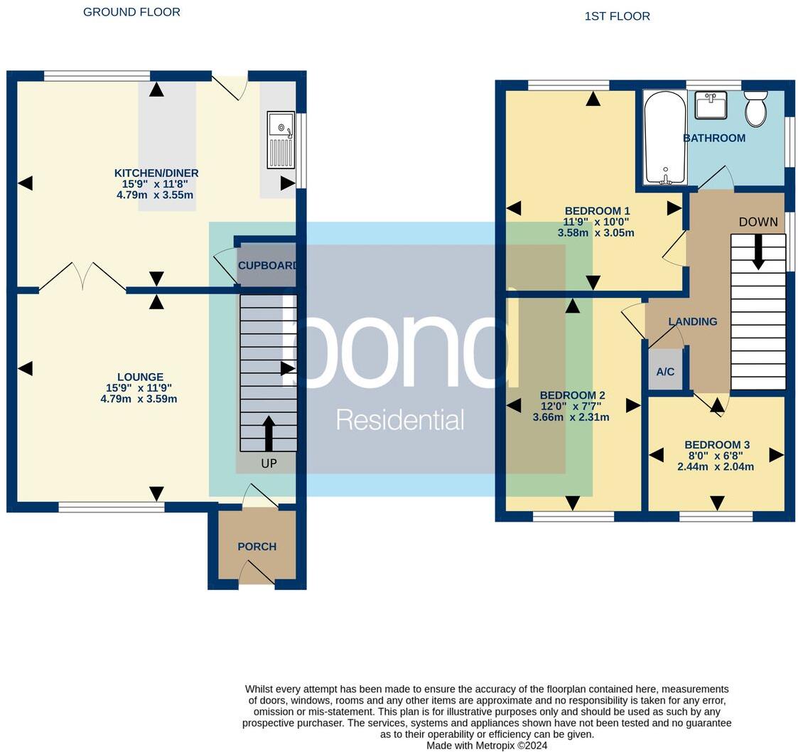 Chestnut Walk, Chelmsford, CM1 floorplan
