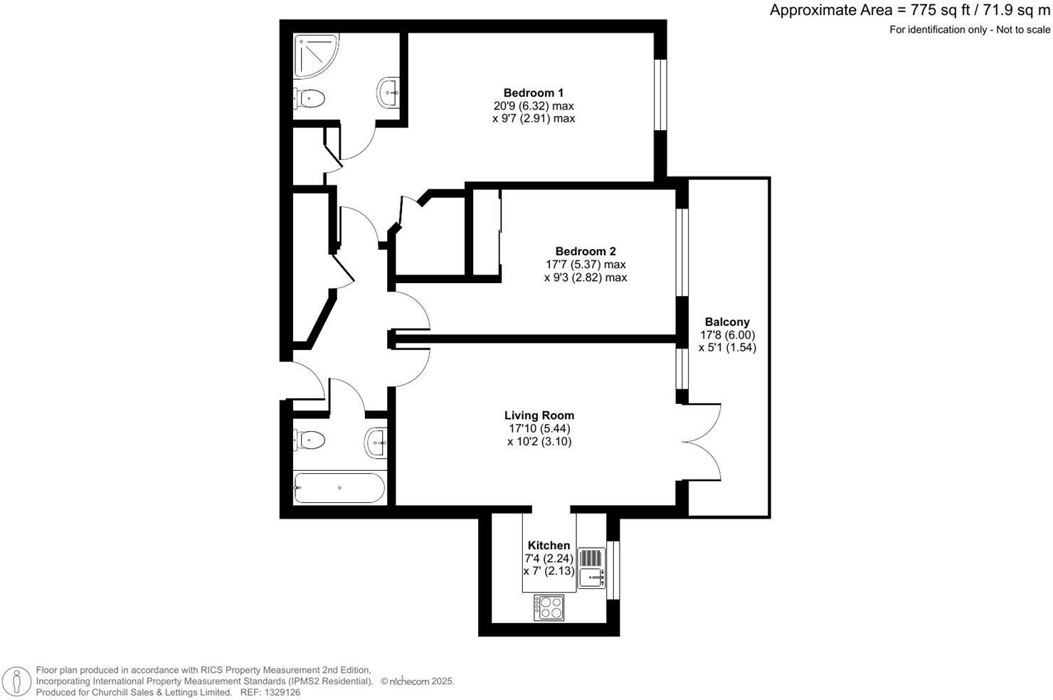 Allingham Lodge, Eastbourne, East Sussex floorplan