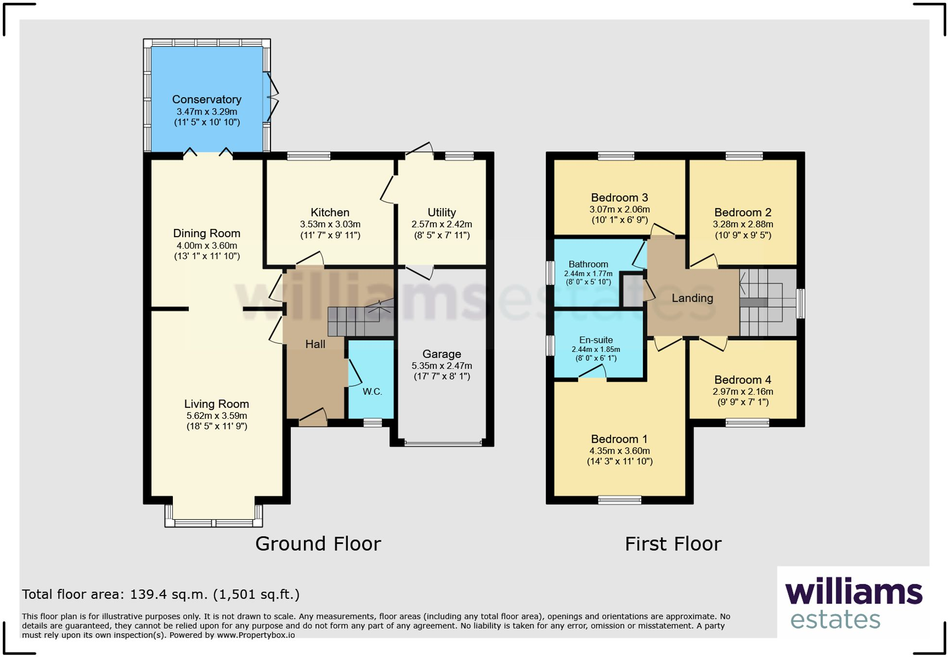 Lon Cwybr, Rhuddlan, LL18 floorplan