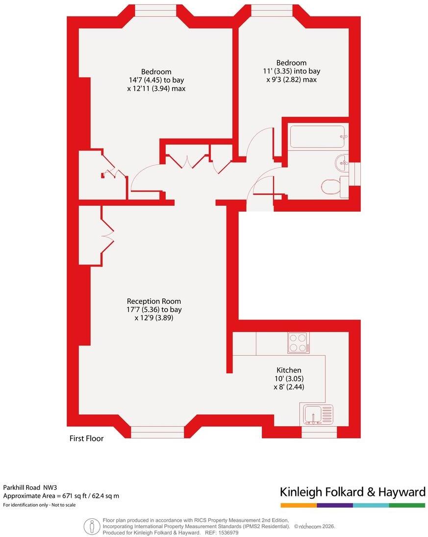 Parkhill Road, Belsize Park, London, NW3 floorplan