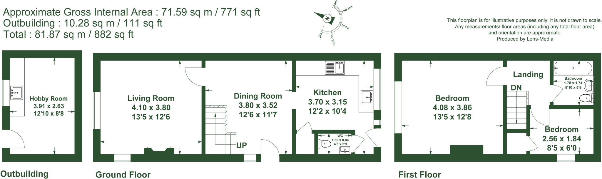 Ring O Bells Lane, Lathom, Ormskirk, Lancashire floorplan