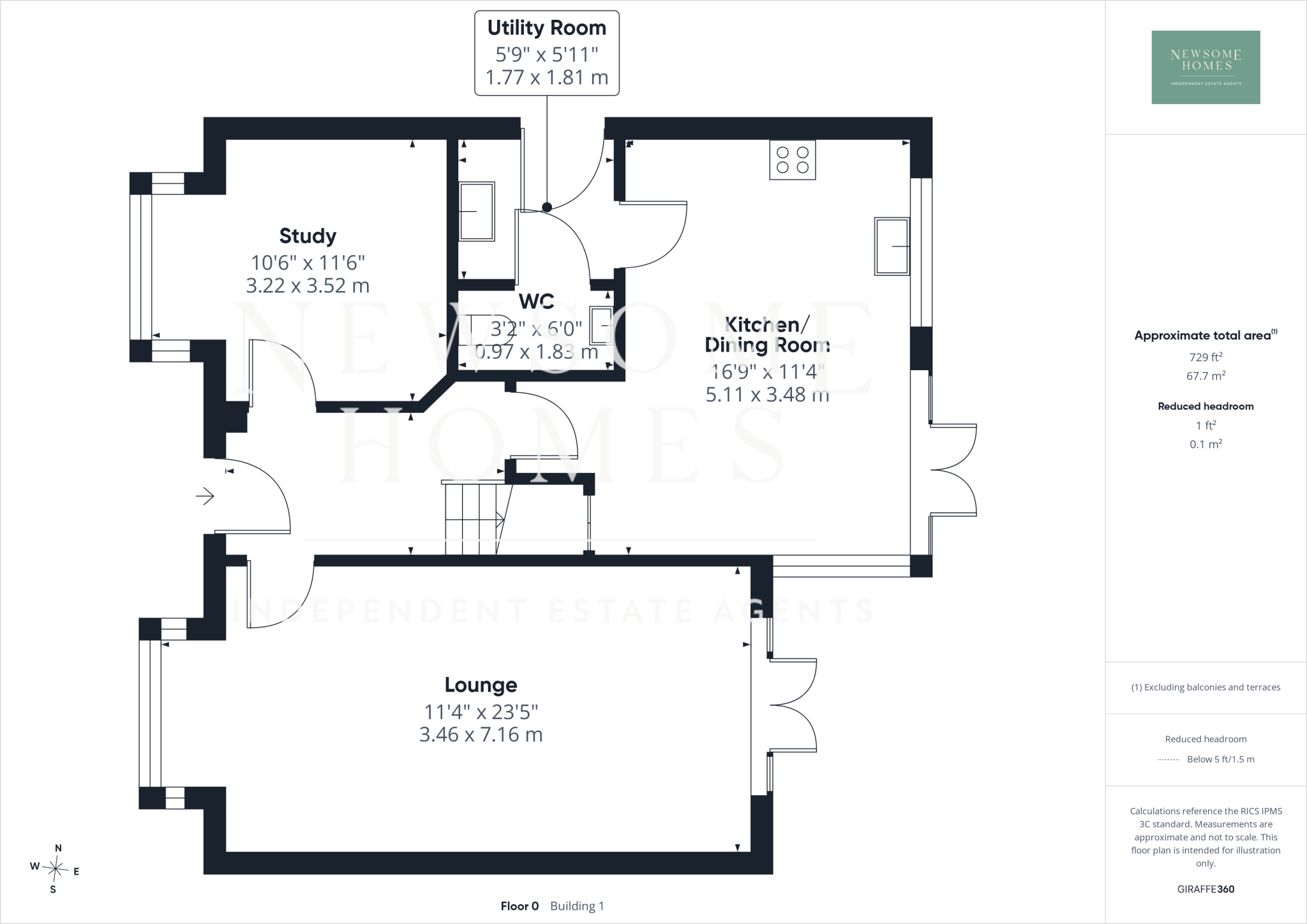Llys Curig, Oakenholt floorplan