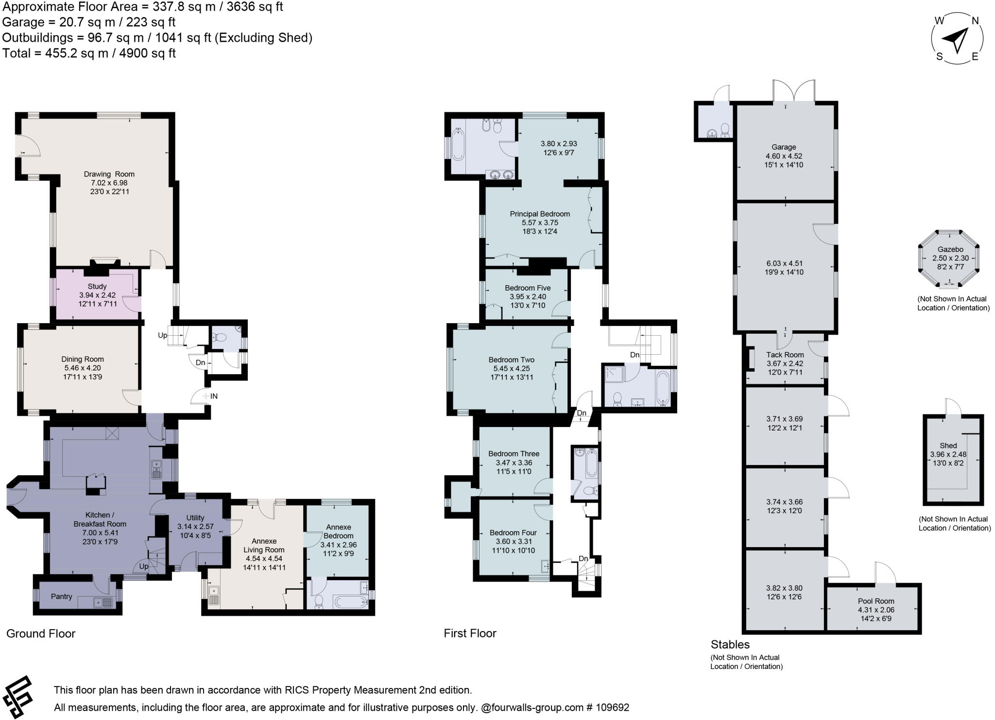 Pusey, Faringdon, Oxfordshire, SN7 floorplan