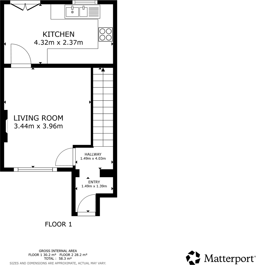 Shenley Close, Dunscroft, Doncaster, DN7 floorplan