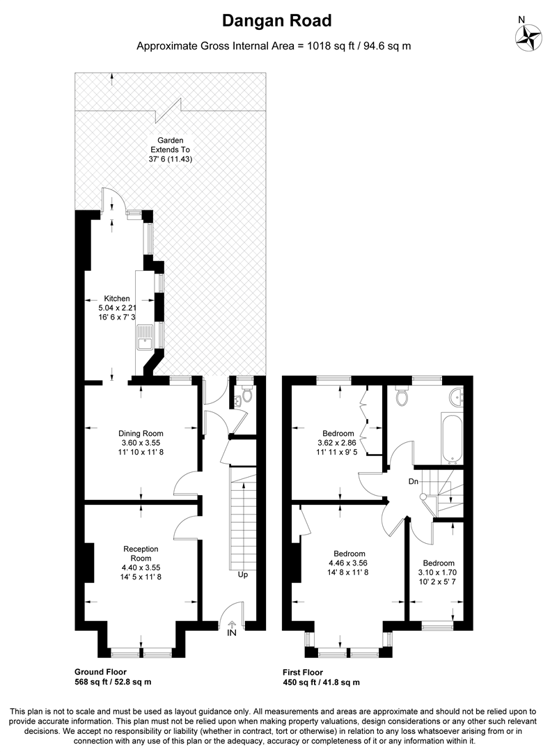 Dangan Road, Wanstead floorplan