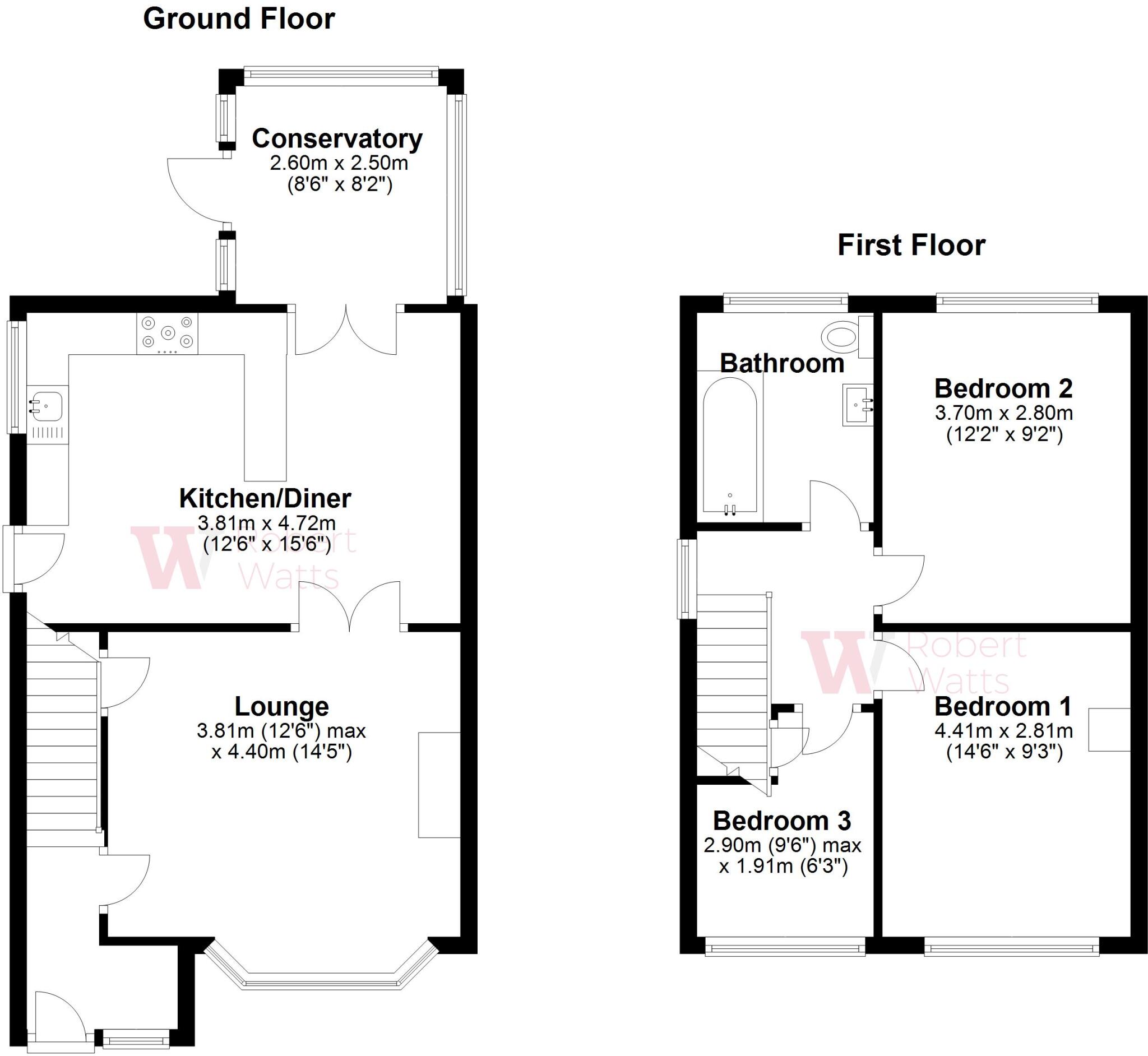 Quarry Road, Gomersal, Cleckheaton, West Yorkshire, BD19 floorplan