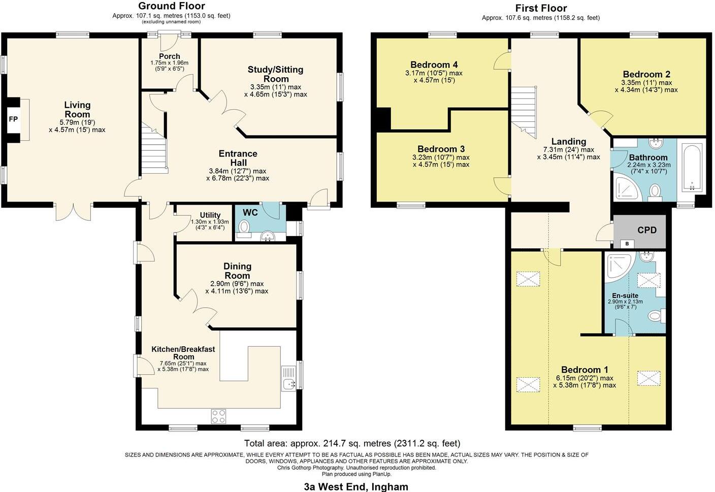 West End, Ingham, Lincoln floorplan