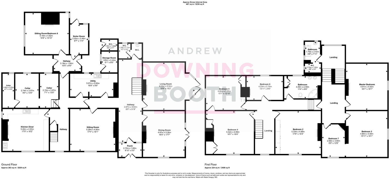Lynn Hall, Lynn Lane, Lichfield, WS14 0ER floorplan