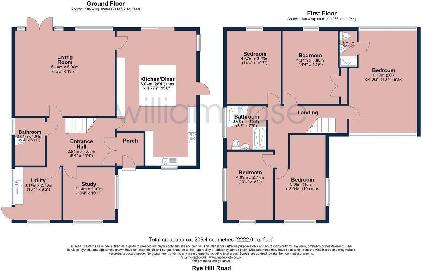 Rye Hill Road, Harlow floorplan