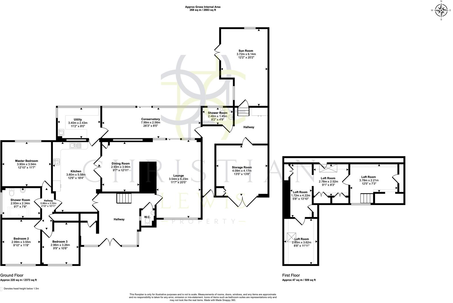 Court Lane, Offenham, Evesham floorplan