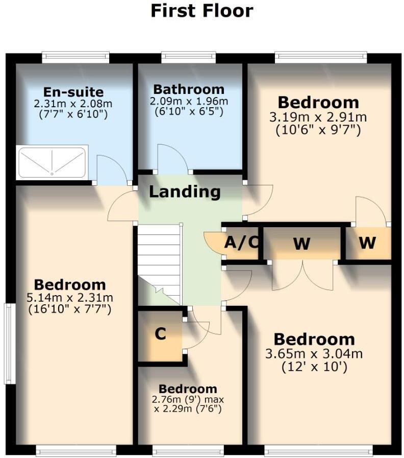 Bourchier Close, Hadleigh floorplan