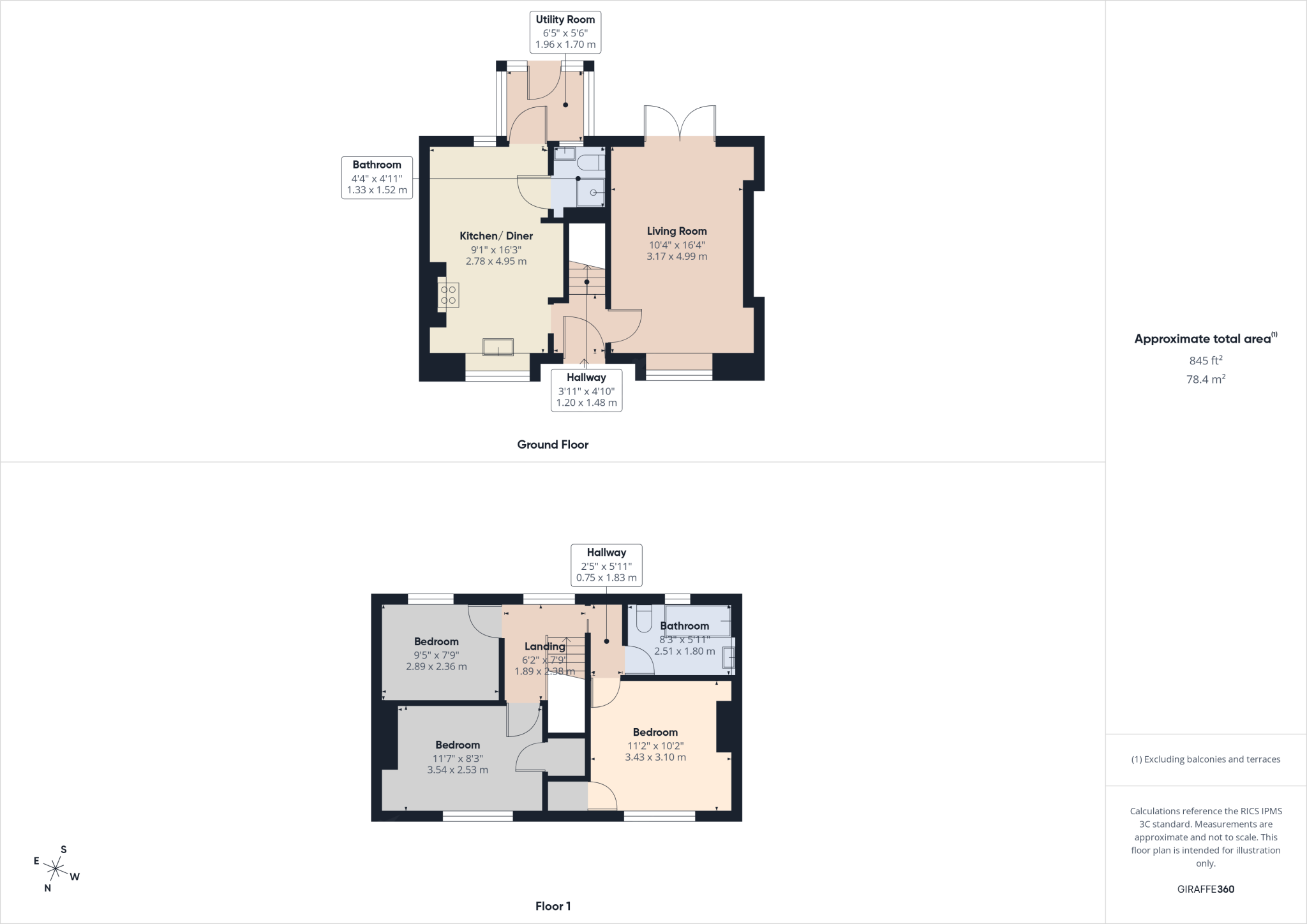 Crossfield Lane , Skellow floorplan