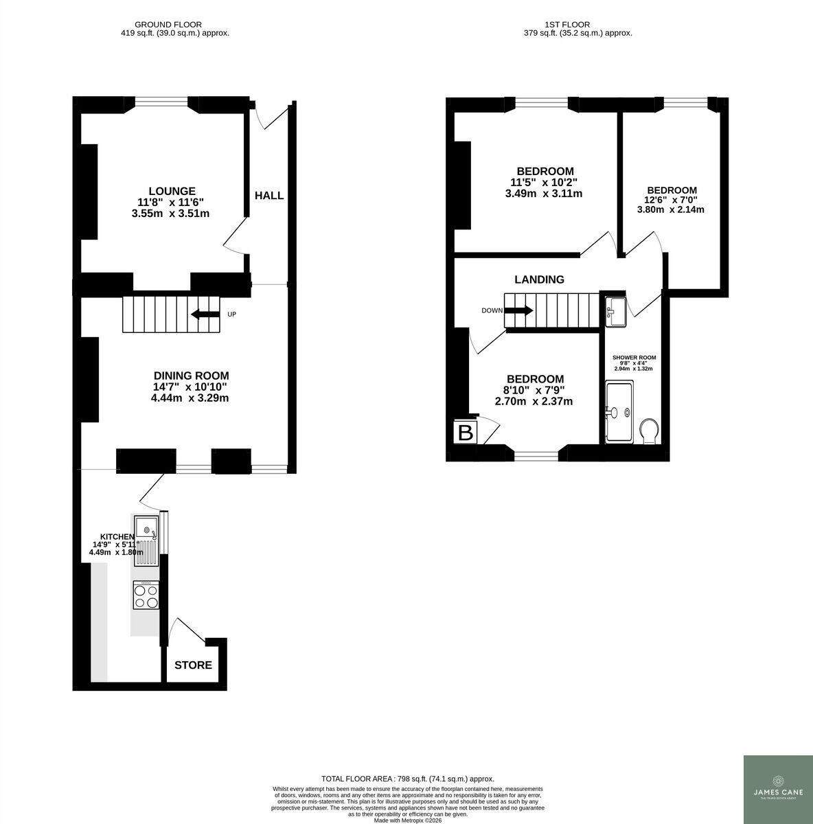 Carclew Terrace, Truro, TR1 floorplan
