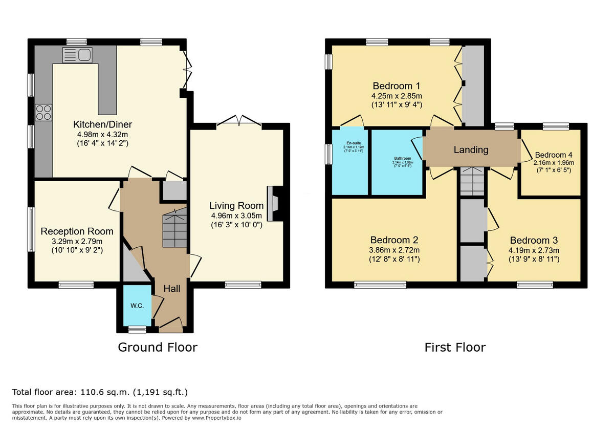 Kempton Close, Corby, NN18 floorplan