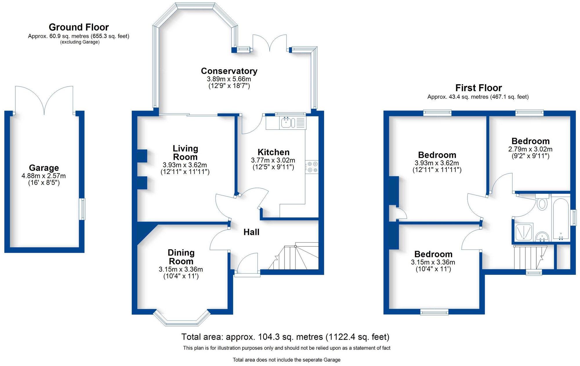 All Saints Road, Warwick, CV34 floorplan
