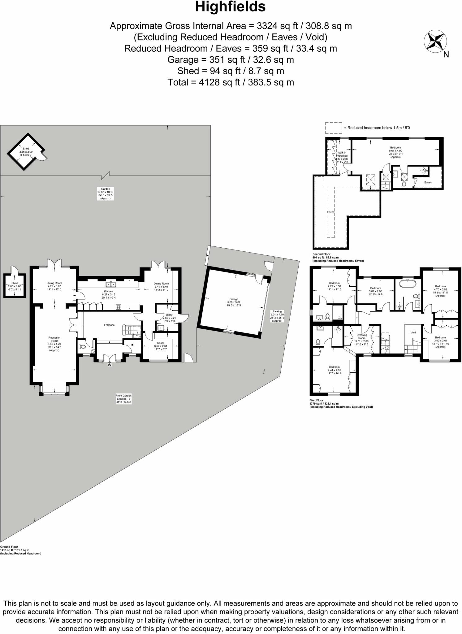 Highfields, Radlett WD7 floorplan