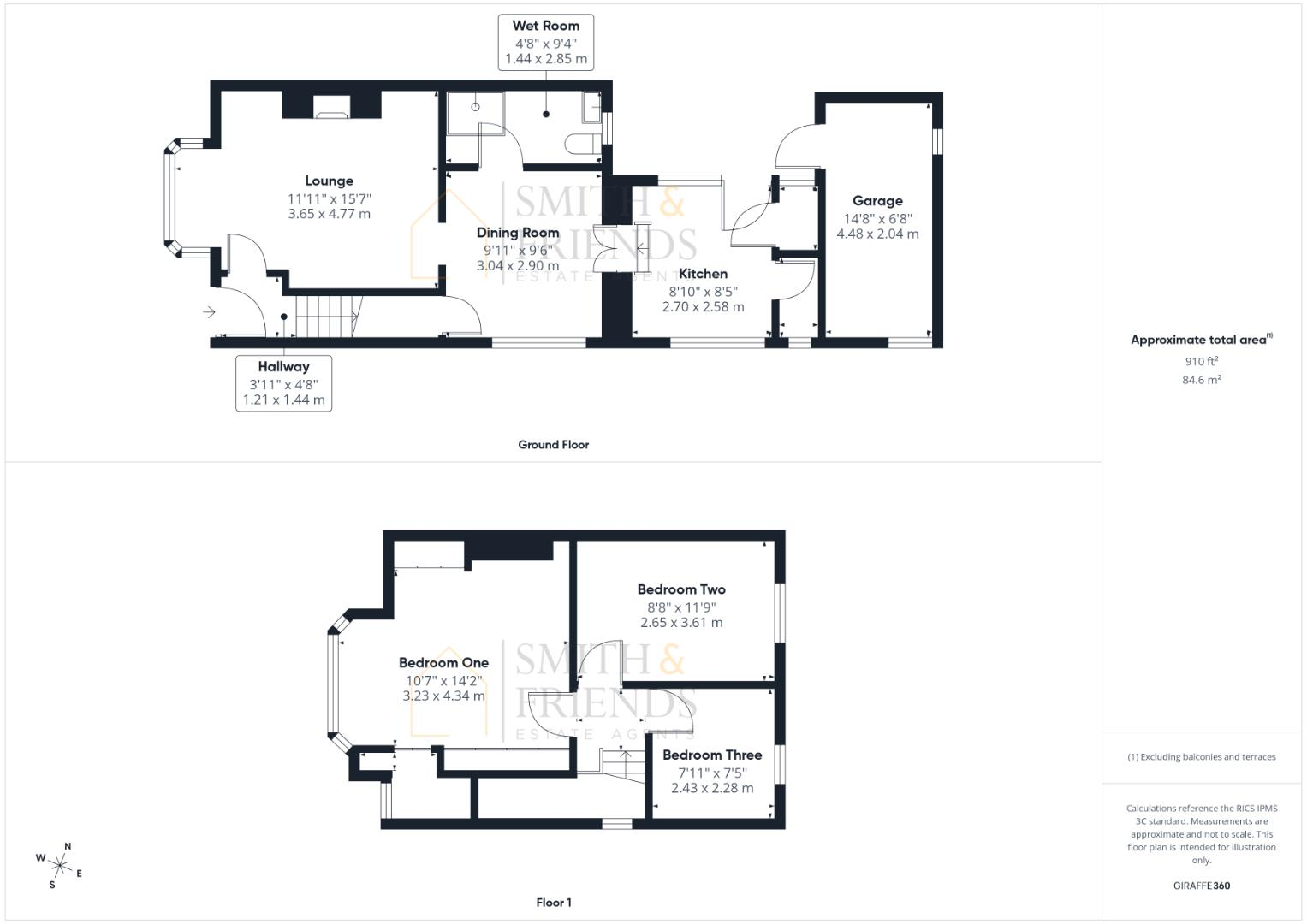 Whitfield Drive, Hartlepool floorplan