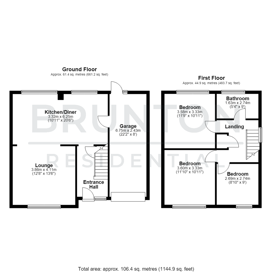 Glebelands, Corbridge, NE45 floorplan