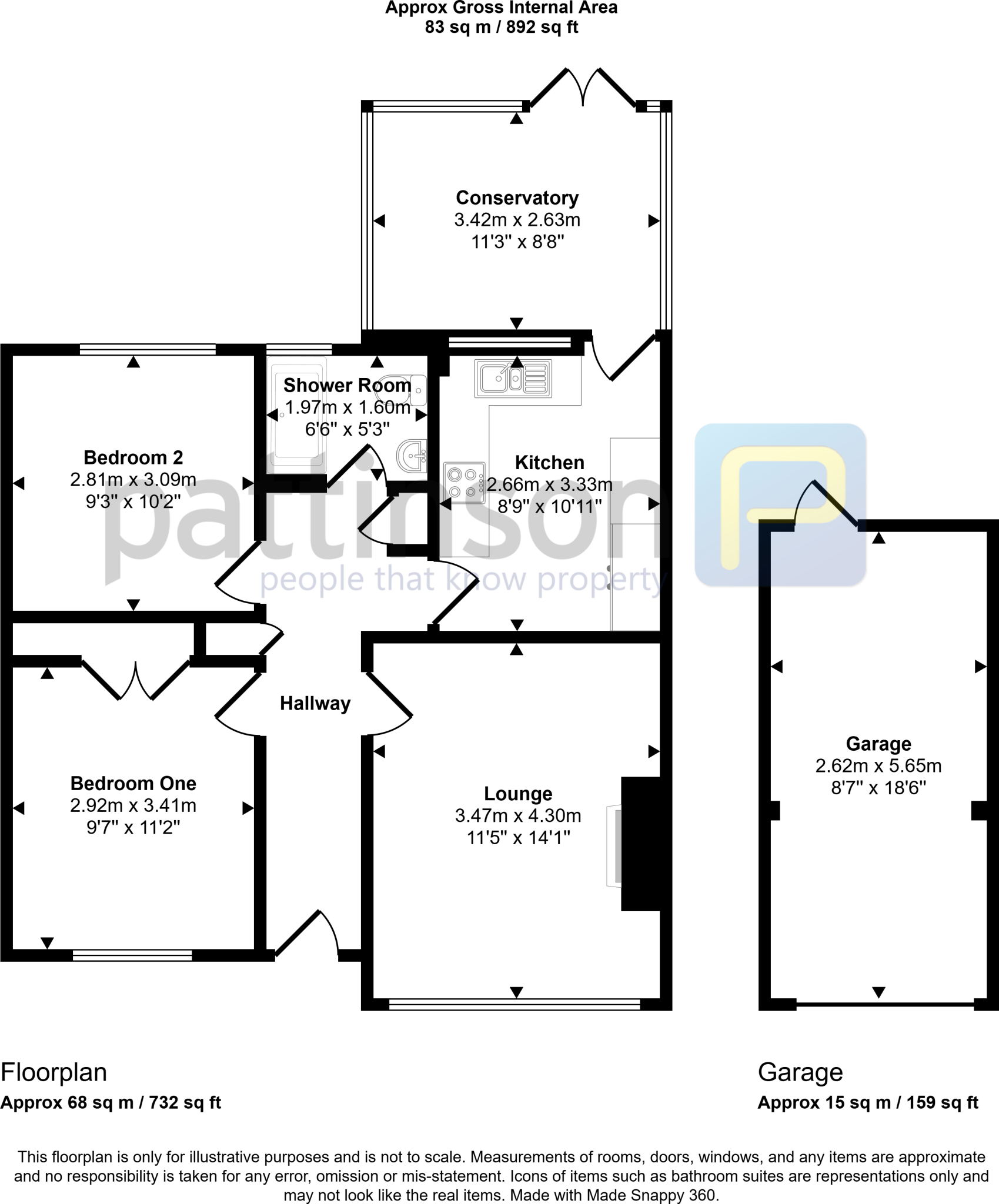 Belgrave Gardens, Ashington, Northumberland, NE63 9SW floorplan