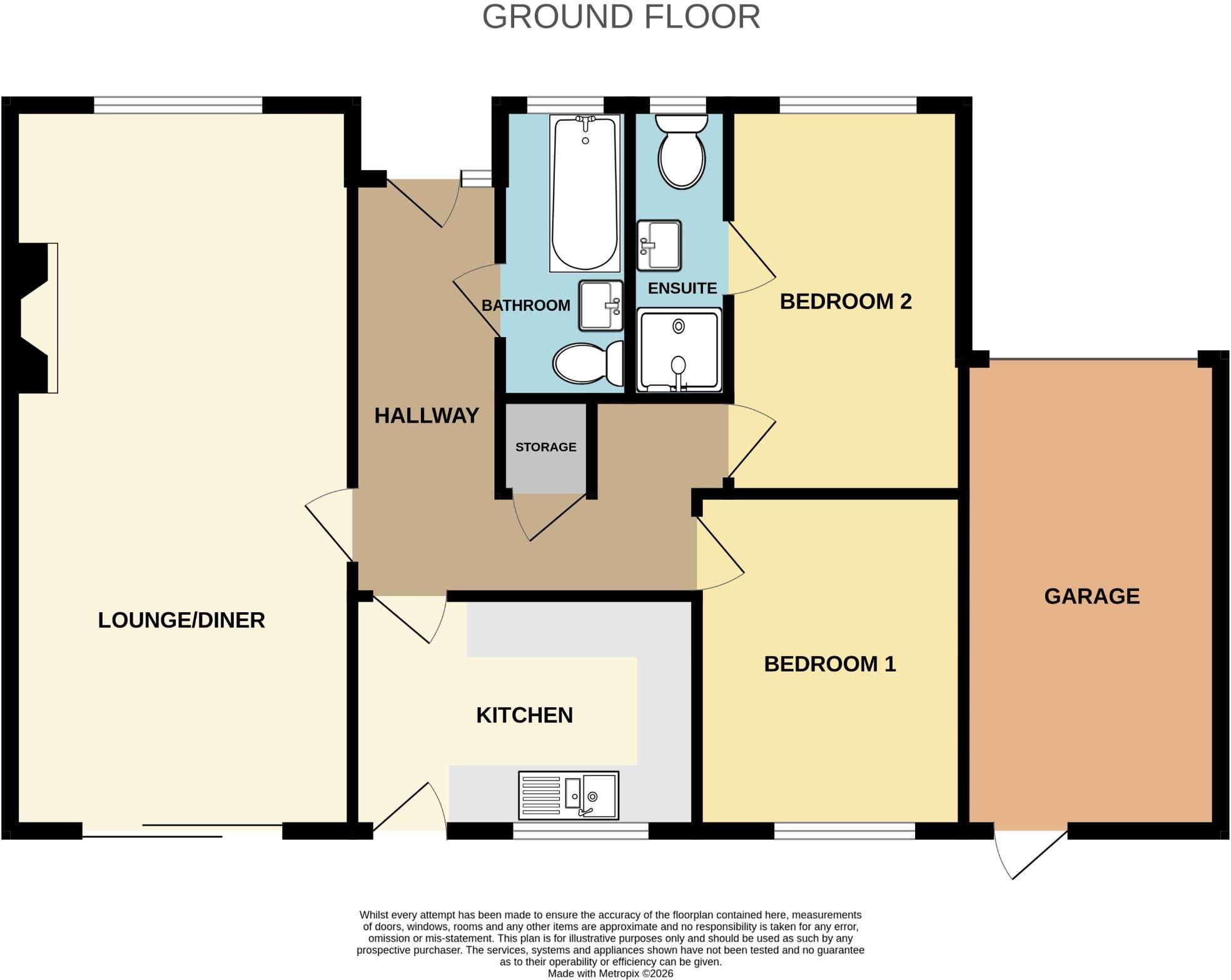 Sunnyside Way, Little Clacton floorplan