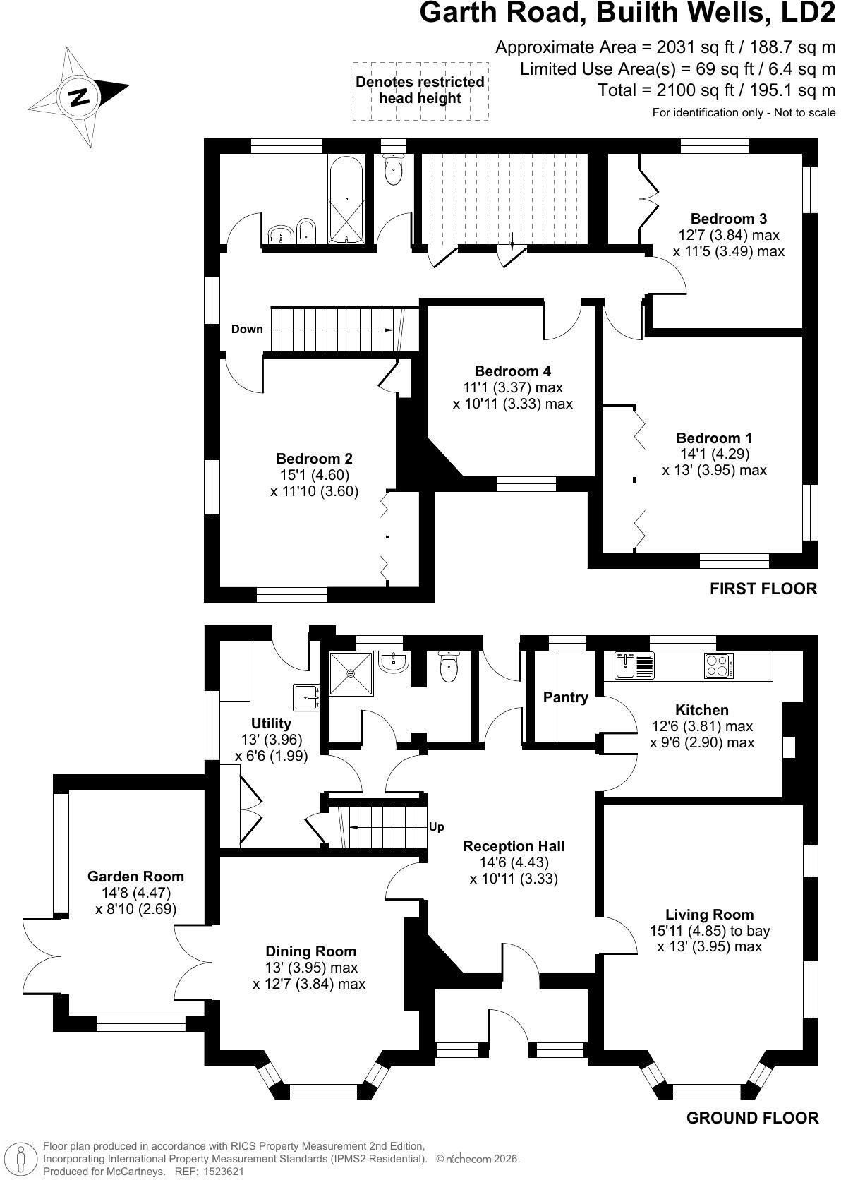 Garth Road, Builth Wells, Powys floorplan