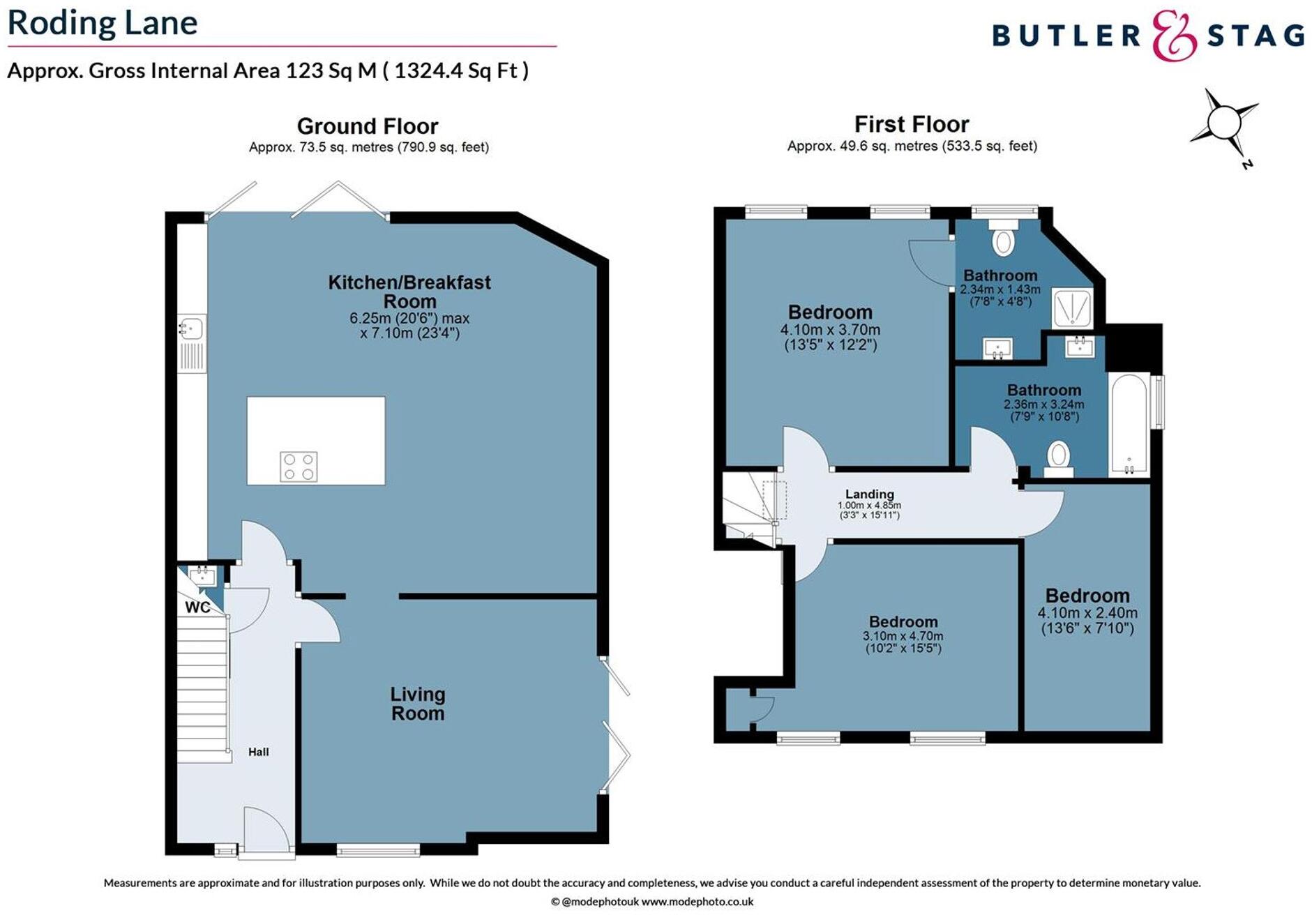 Roding Lane, Buckhurst Hill, IG9 floorplan