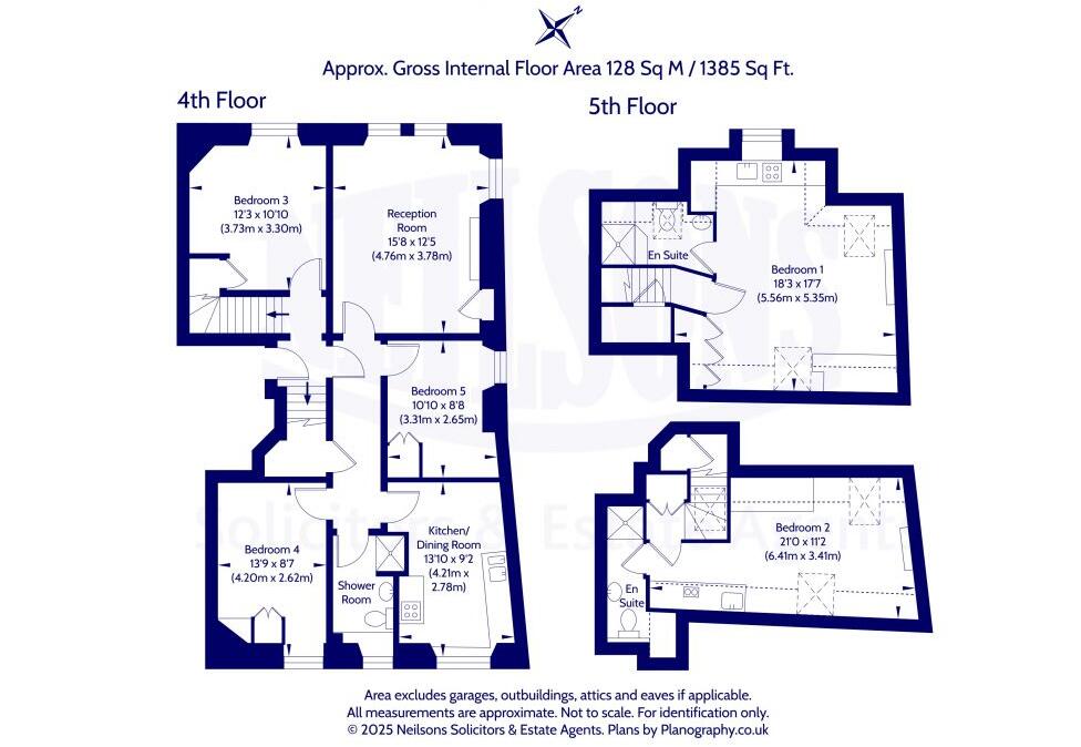 5 4F1 Barclay Place, Edinburgh, EH10 4HW floorplan