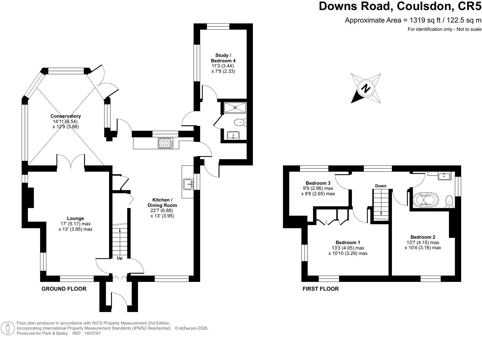 Downs Road, Coulsdon, CR5 floorplan
