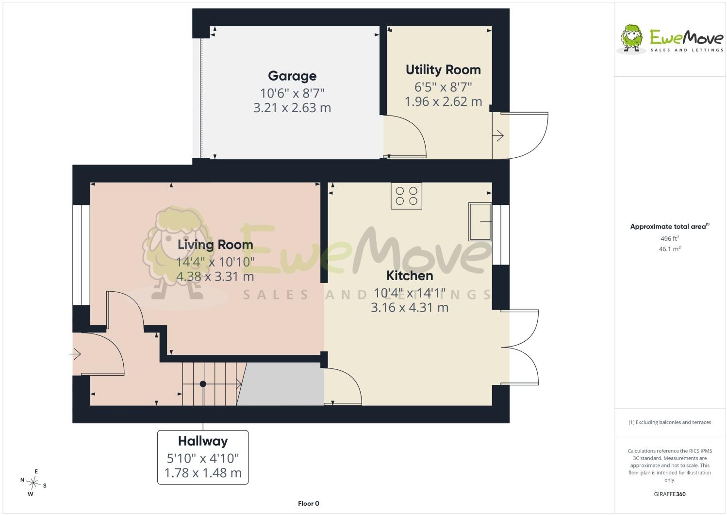 Longford Avenue Little Billing, Little Billing, Northampton, Northamptonshire, NN3 floorplan