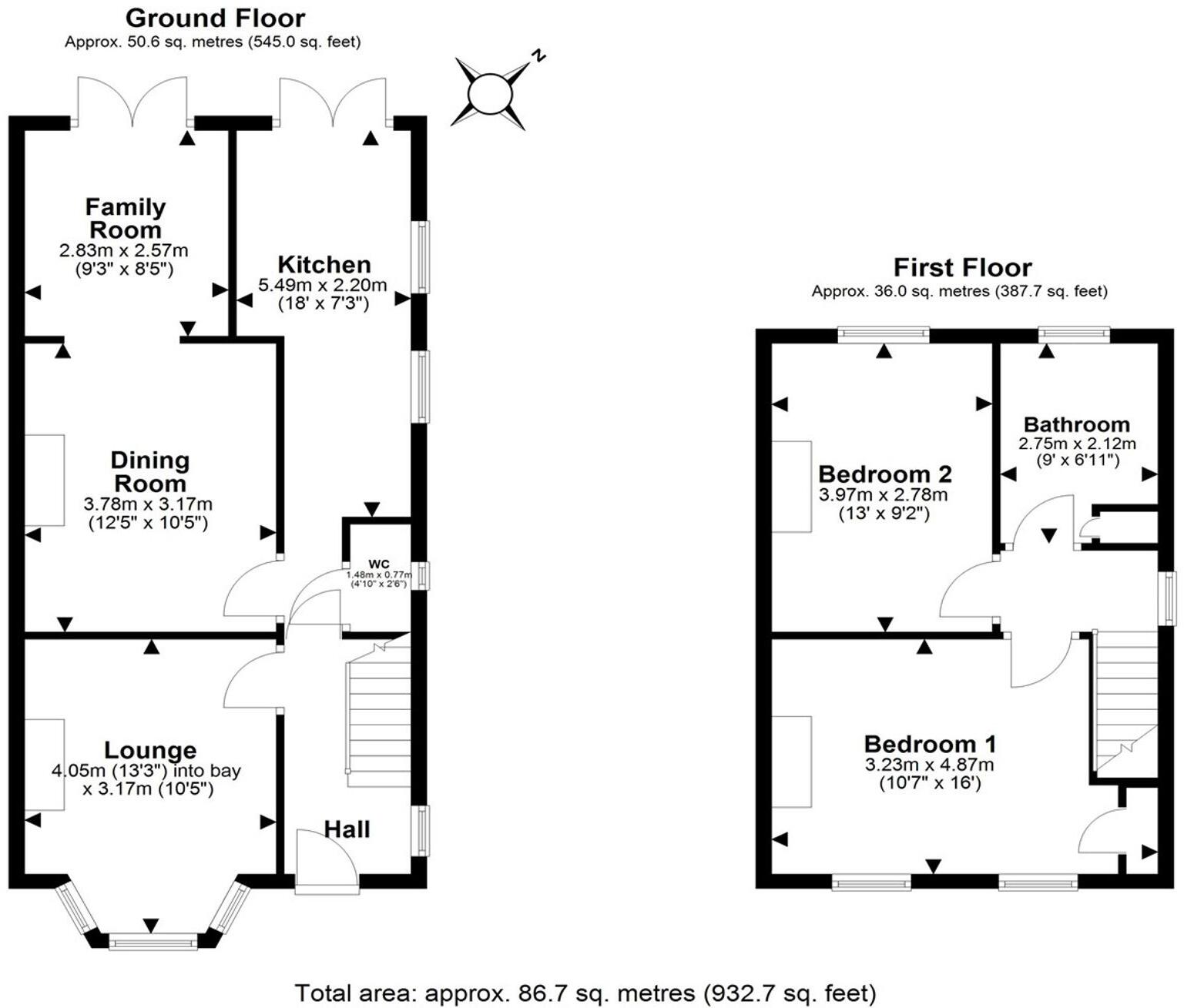 Townfield Lane, Frodsham, WA6 floorplan