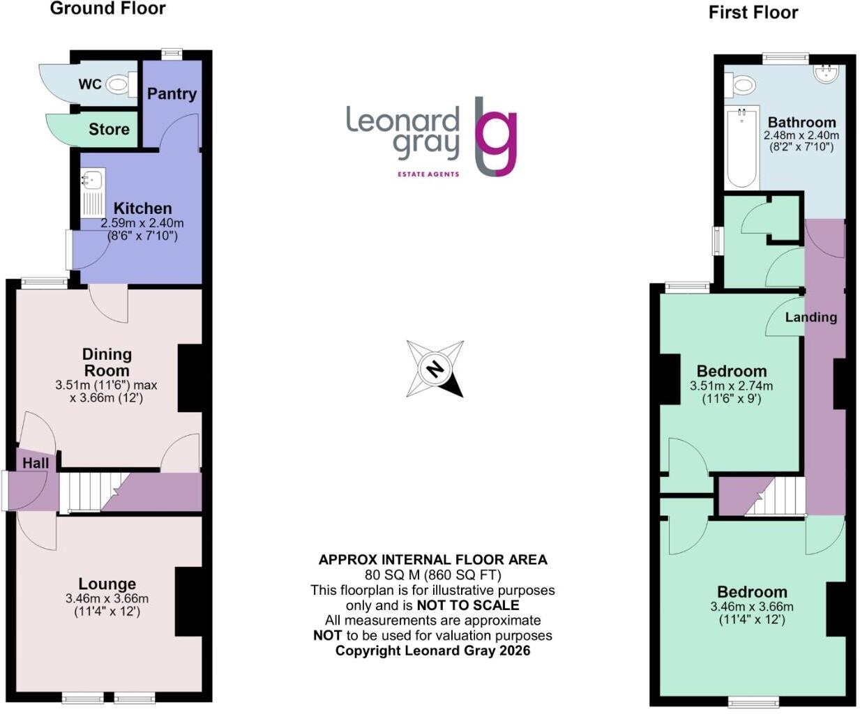 Constantine Road, Colchester floorplan