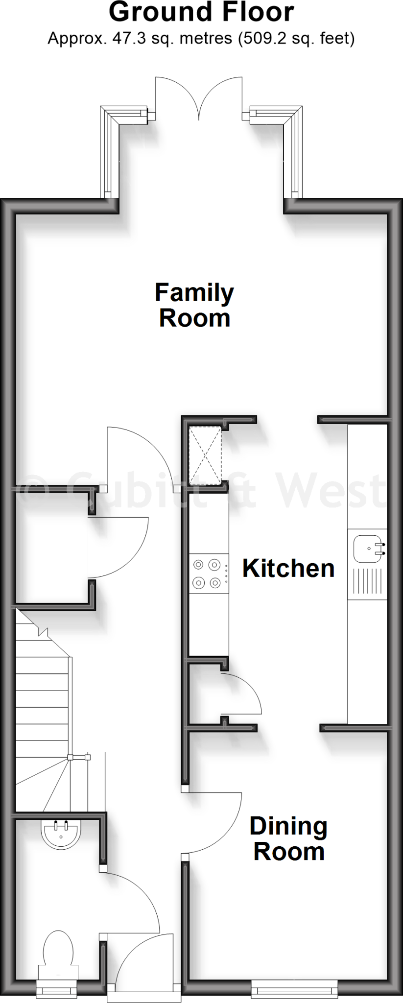 Elizabeth Square, Sword Street, Worthing, West Sussex floorplan