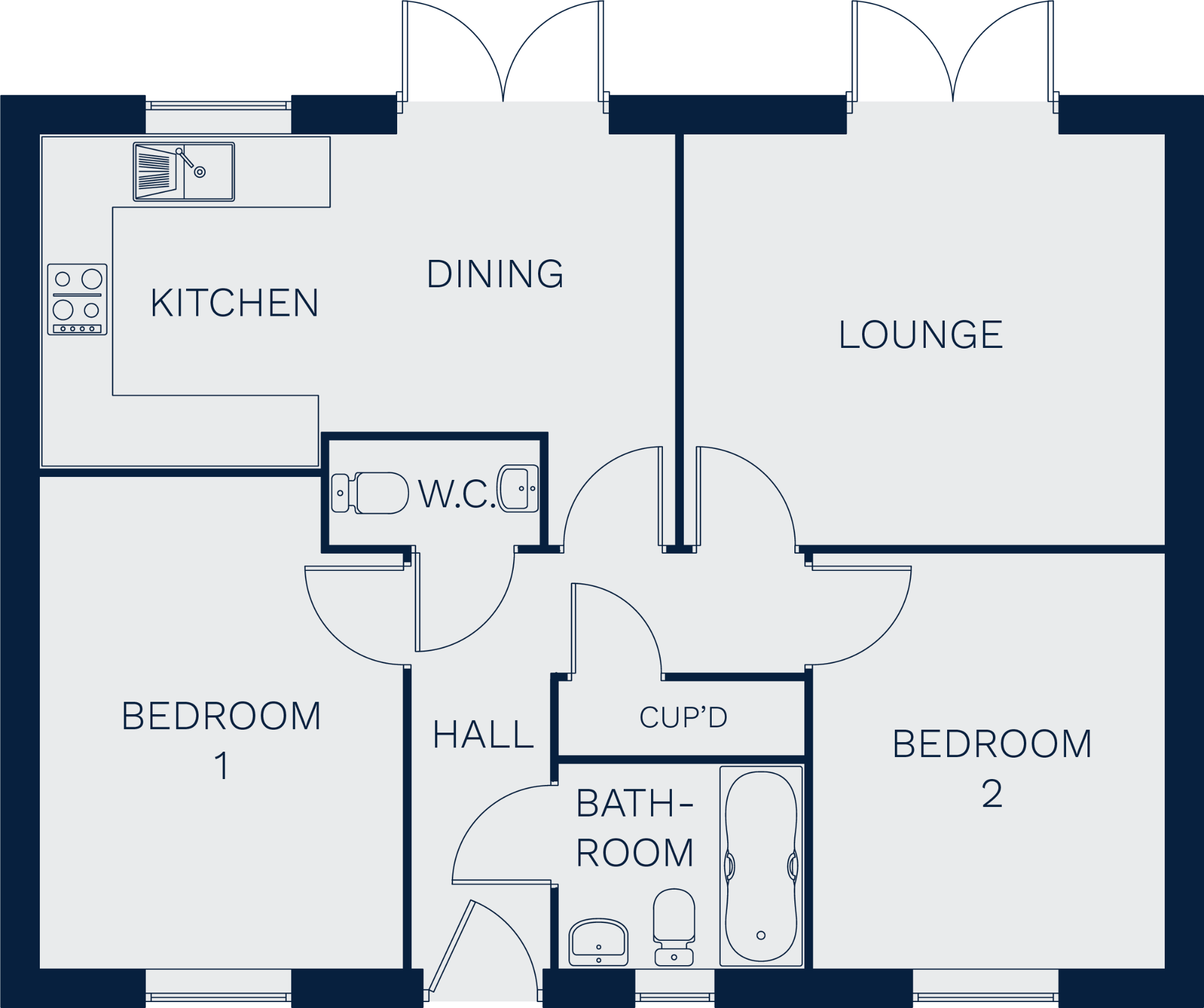 Penhill Pastures, 
Leyburn, 
DL8 5DJ floorplan
