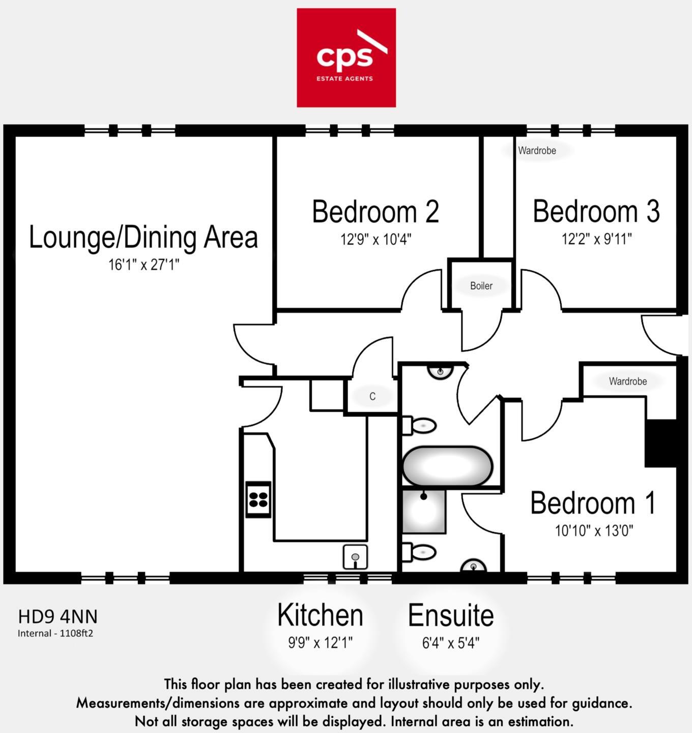 The Woodlands, Meltham floorplan