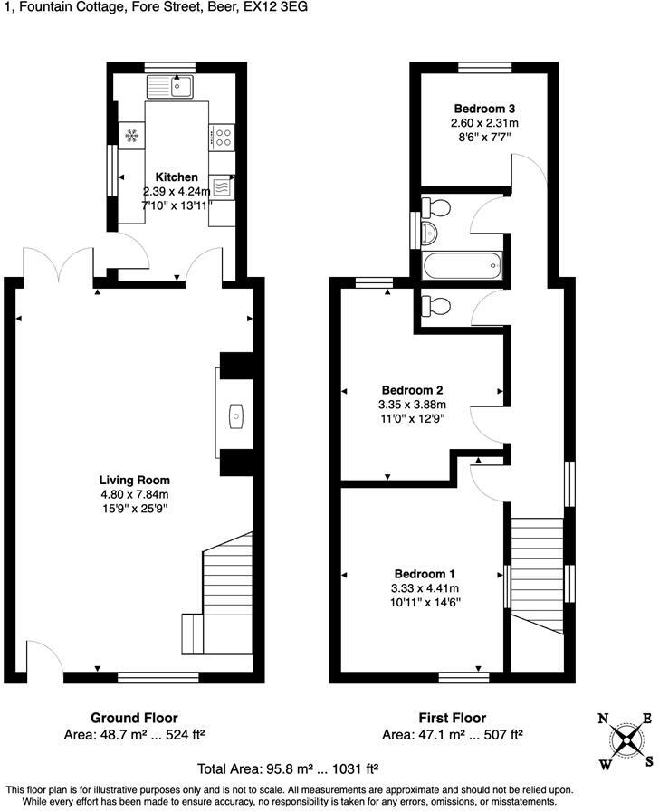 Fore Street, Beer, Seaton floorplan