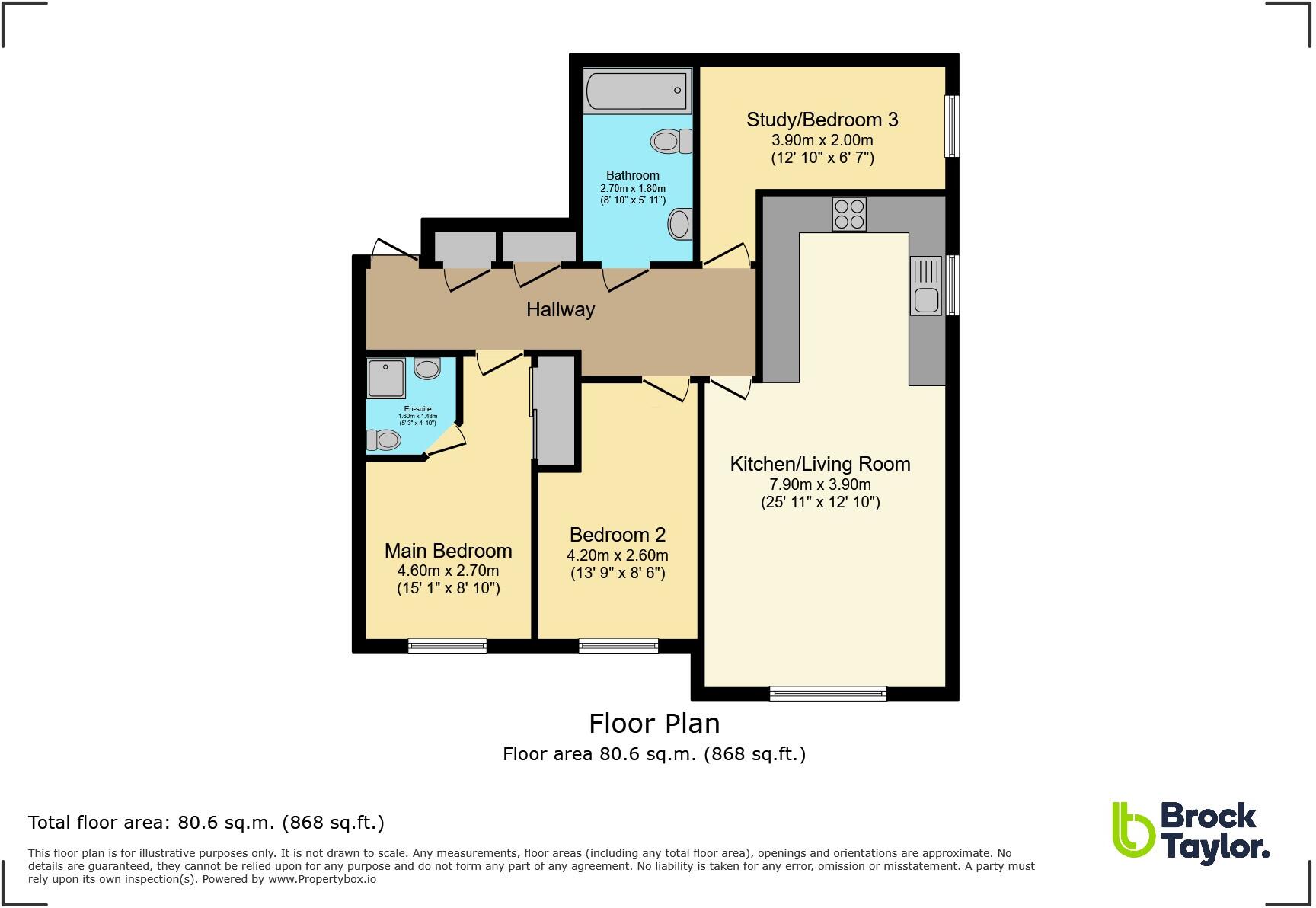 Denne Parade, Horsham floorplan
